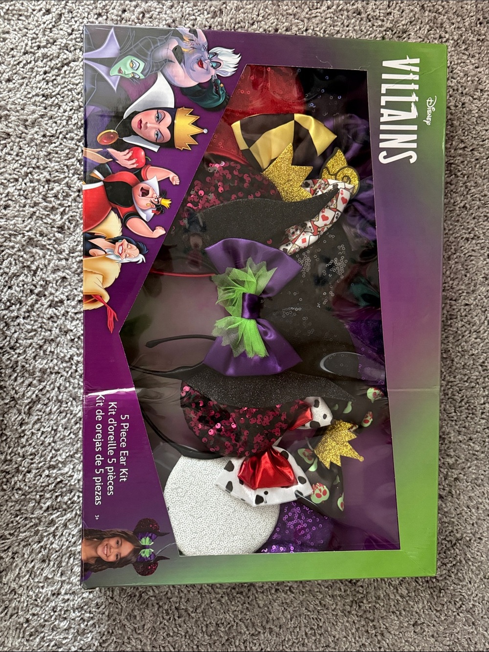 Disney Villains Kids Ear Headband Set